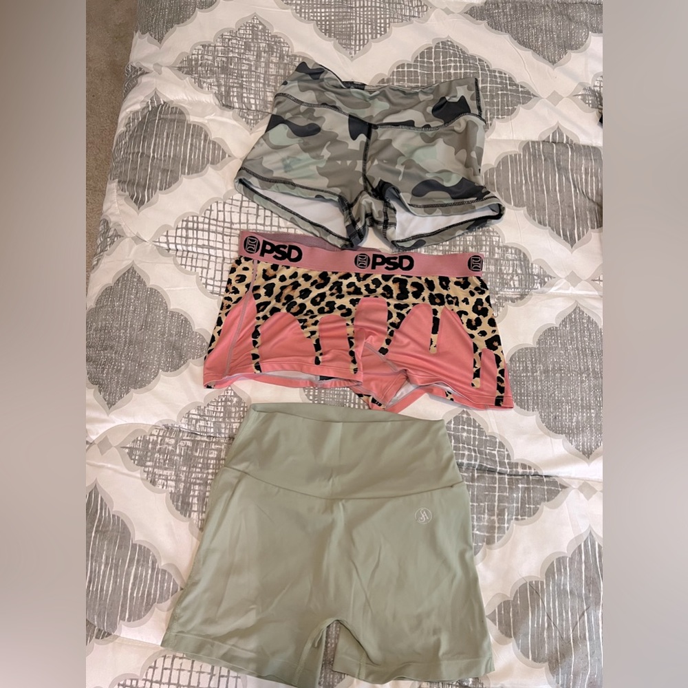 3 shorts they are good brands